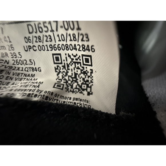 Nike Alpha Huarache NXT Metal Baseball Cleats Men's Size 8 Black DJ6517-001 NWOT - Picture 10 of 11